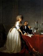 Jacques-Louis  David Portrait of Antoine-Laurent and Marie-Anne Lavoisier Germany oil painting reproduction